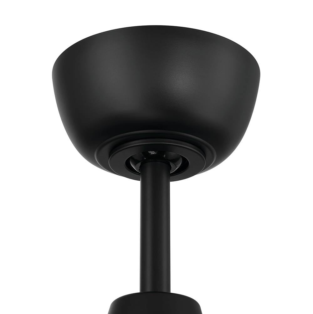 Craftmade KLS52FB4 Flat Black Kelsey 52'' 4-blade Ceiling Fan In Flat Black With Flat Black Blades, Integrated Light Kit Image 4