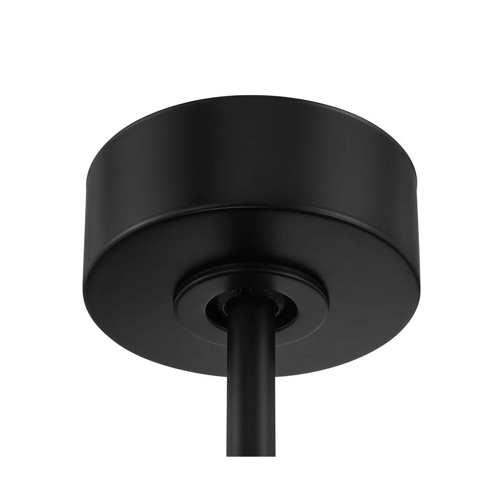 Craftmade KNS52FB4 Flat Black Kensey 52'' 4-blade Ceiling Fan In Flat Black W/ Flat Black/natural Oak Blades; Integrated Light Kit Image 2