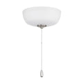 Craftmade  2 Light Bowl Light Kit In Brushed Polished Nickel (white Frost Glass)