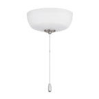 Craftmade  2 Light Bowl Light Kit In Brushed Polished Nickel (white Frost Glass)