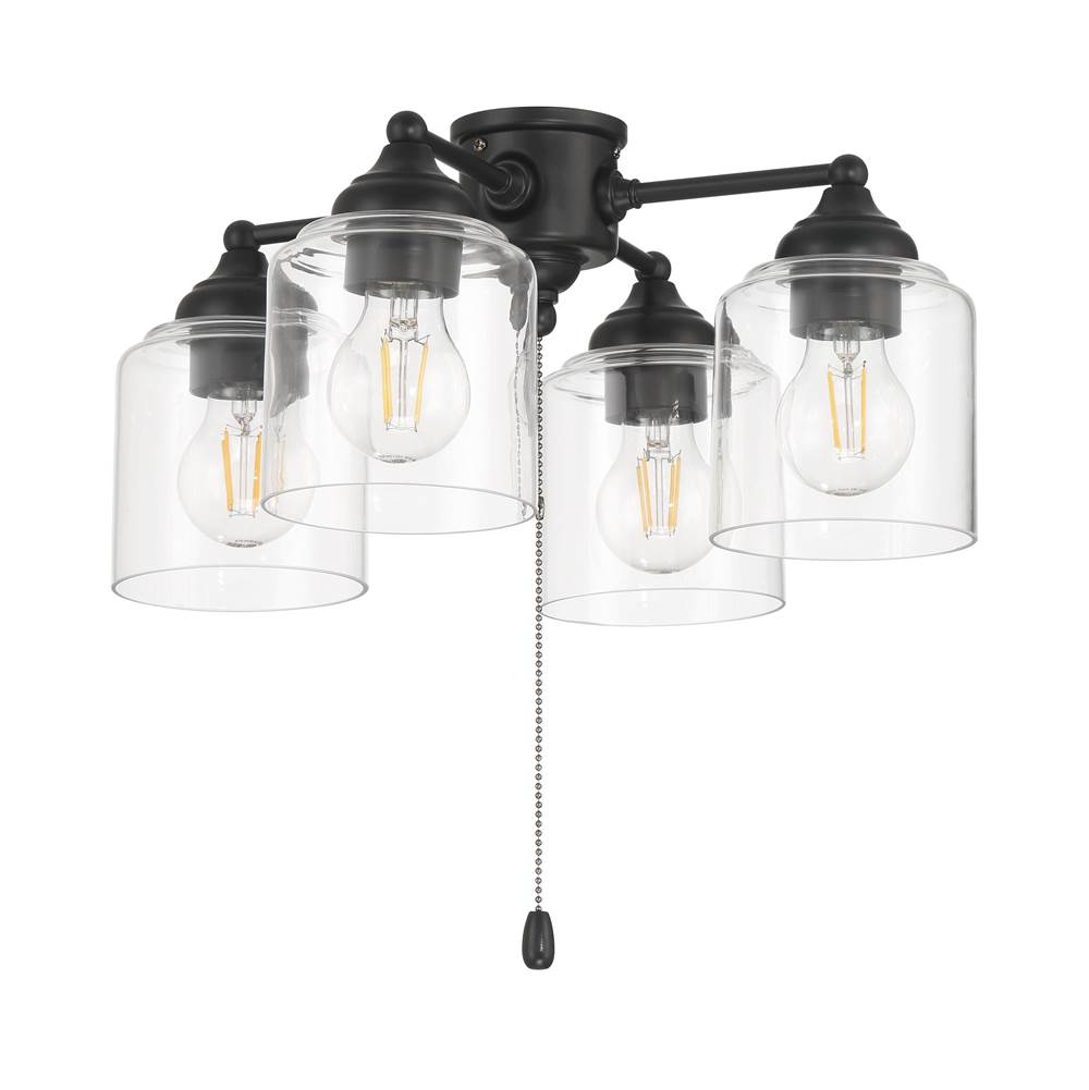 Craftmade  4 Light Kit In Brushed Polished Nickel (clear Glass)