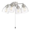 Craftmade  4 Light Universal Light Kit In Brushed Polished Nickel