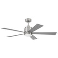 Craftmade Mccoy 52'' 5-blade Ceiling Fan In Brushed Polished Nickel W/ Brushed Nickel Blades; Light Kit Included (optional)