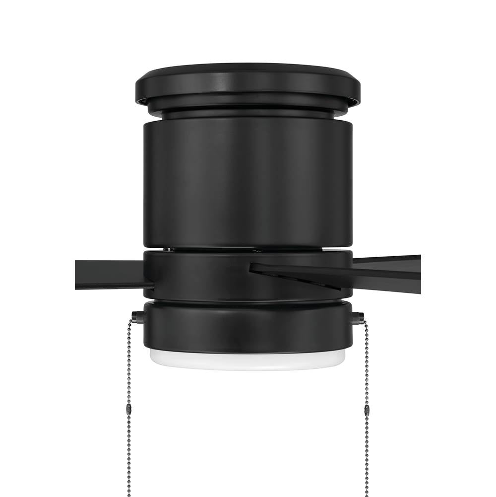 Craftmade MCYH52FB3-PC Flat Black Mccoy Hugger 52'' 3-blade Ceiling Fan In Flat Black W/ Flat Black Blades (pull-chain); Light Kit Included (optional) Image 8
