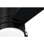 Craftmade MCYH52FB3-PC Flat Black Mccoy Hugger 52'' 3-blade Ceiling Fan In Flat Black W/ Flat Black Blades (pull-chain); Light Kit Included (optional) Image 4