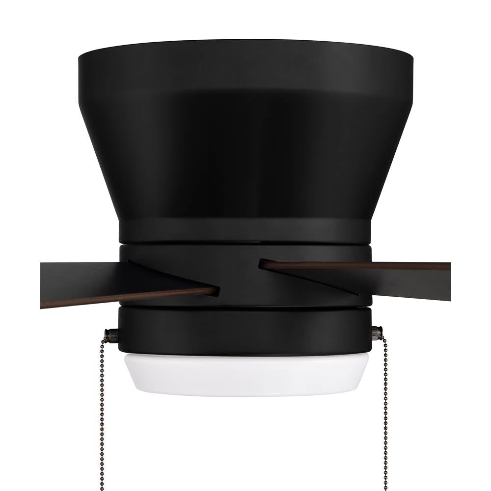 Craftmade MER52FB5 Flat Black Merit 52'' 5-blade Ceiling Fan In Flat Black W/ Flat Black/greywood Blades; Integrated Light Kit Image 7