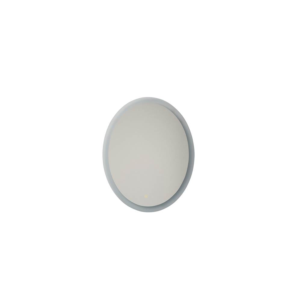 Craftmade  30'' X 24'' X 1.8'' Oval Back Lit Led Mirror, Defogger And Dimmer, 3000k/4000k/5000k