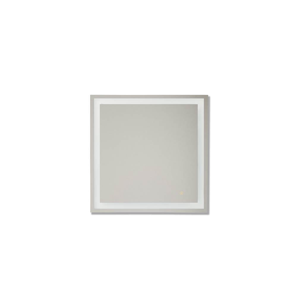 Craftmade  30'' X 30'' X 1.9'' Square Front Lit Led Mirror, Defogger And Dimmer, 3000k/4000k/5000k