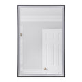 Craftmade  24'' X 36'' Black Frame Front Lit Led Mirror, Defogger And Dimmer, 3000k/4000k/5000k
