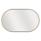 Craftmade Rachel 24''x 40'' Framed Oval Edge Lit Led Mirror, Defogger And Dimmer, 3000-5000k, In Satin Brass