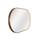 Craftmade MIR2405OVL-SB3C Satin Brass Rachel 24''x 40'' Framed Oval Edge Lit Led Mirror, Defogger And Dimmer, 3000-5000k, In Satin Brass Image 6