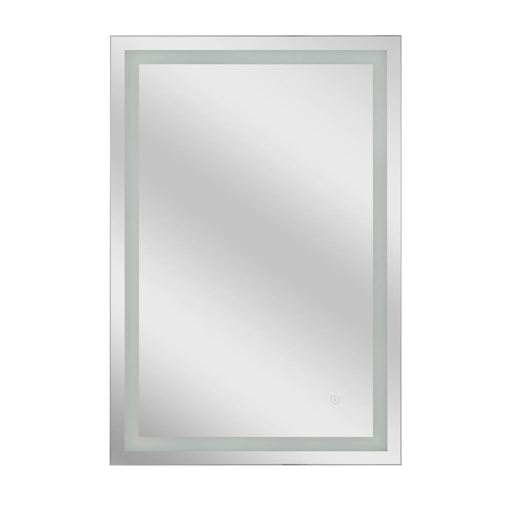 Craftmade MIR2409RT-W3C White Meredith 24'' X 36'' Rectangle Front/back Lit Led Mirror, Dimmer, 3000-5000k, In White Image 1