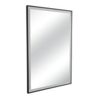Craftmade MIR2410RT-FB3C Flat Black Slim Lite 24'' X 36'' Rectangle Front/back Lit Led Mirror, Dimmer, 3000-5000k, In Flat Black Image 4