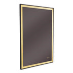 Craftmade MIR2410RT-FB3C Flat Black Slim Lite 24'' X 36'' Rectangle Front/back Lit Led Mirror, Dimmer, 3000-5000k, In Flat Black Image 2