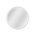 Craftmade MIR3201CL-BNK3C Brushed Polished Nickel Ross 32'' Framed Round Front Lit Led Mirror, Defogger And Dimmer, 3000-5000k, In Brushed Polished Nickel Image 1