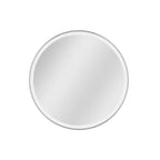 Craftmade MIR3201CL-BNK3C Brushed Polished Nickel Ross 32'' Framed Round Front Lit Led Mirror, Defogger And Dimmer, 3000-5000k, In Brushed Polished Nickel Image 1