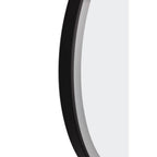 Craftmade MIR3201CL-FB3C Flat Black Ross 32'' Framed Round Front Lit Led Mirror, Defogger And Dimmer, 3000-5000k, In Flat Black Image 3