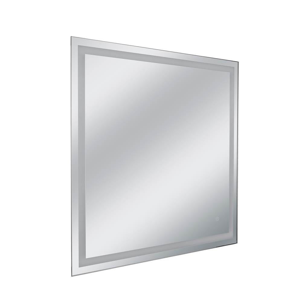 Craftmade MIR3610SQ-W3C White Dwight 36'' X 36'' Sqaure Front/back Lit Led Mirror, Dimmer, 3000-5000k, In White Image 8