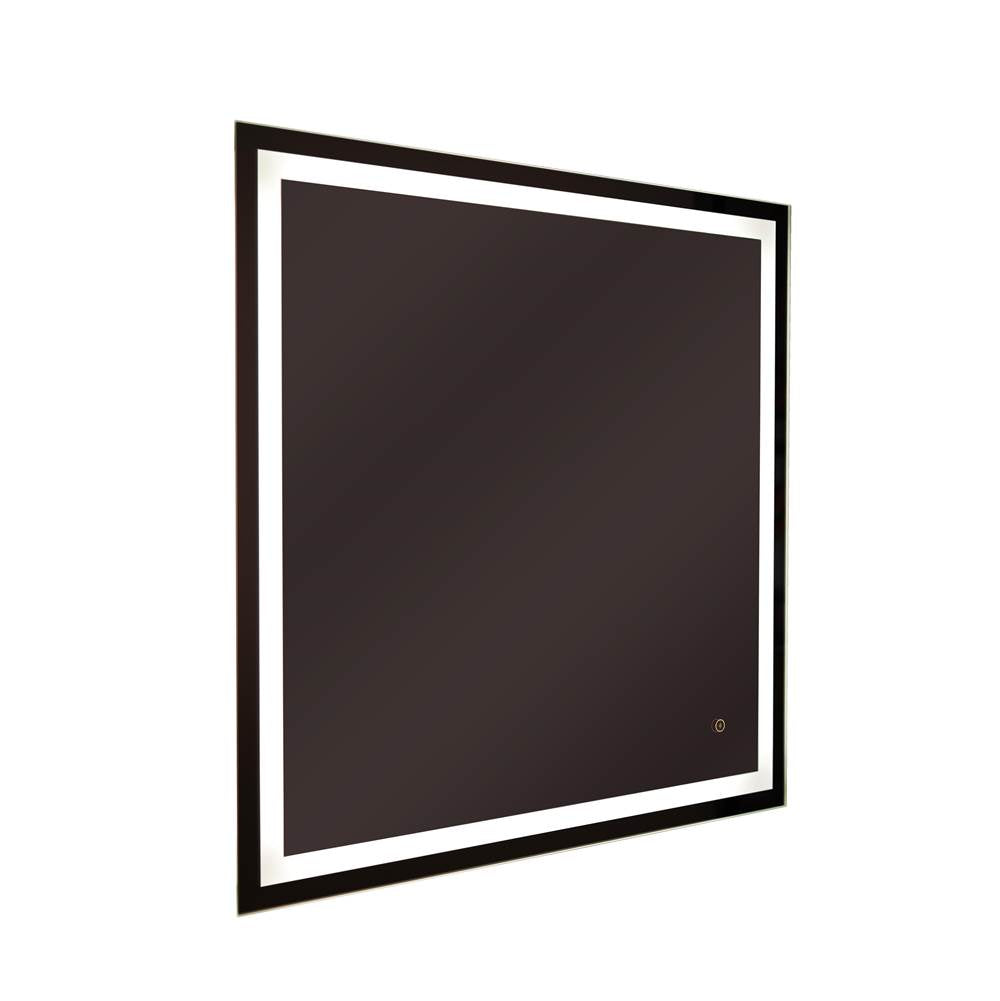 Craftmade MIR3610SQ-W3C White Dwight 36'' X 36'' Sqaure Front/back Lit Led Mirror, Dimmer, 3000-5000k, In White Image 6