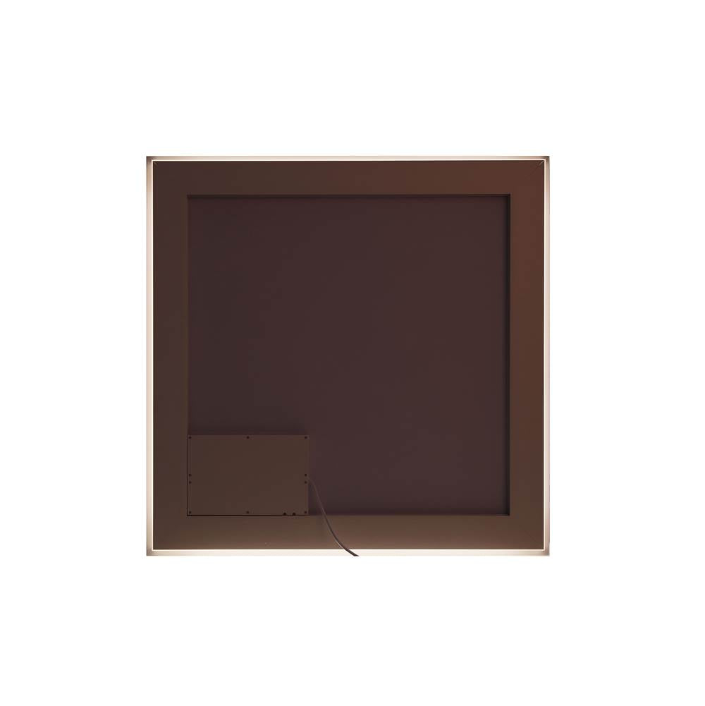 Craftmade MIR3610SQ-W3C White Dwight 36'' X 36'' Sqaure Front/back Lit Led Mirror, Dimmer, 3000-5000k, In White Image 5