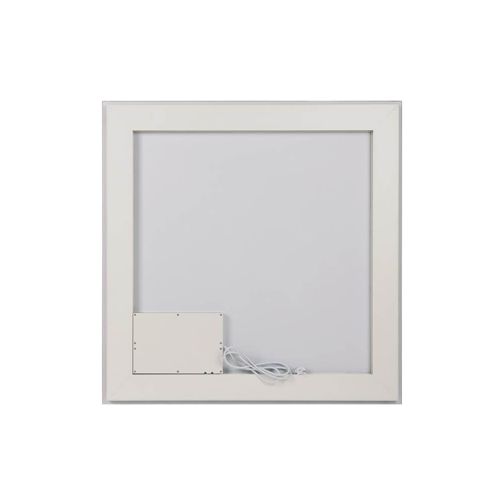 Craftmade MIR3610SQ-W3C White Dwight 36'' X 36'' Sqaure Front/back Lit Led Mirror, Dimmer, 3000-5000k, In White Image 4