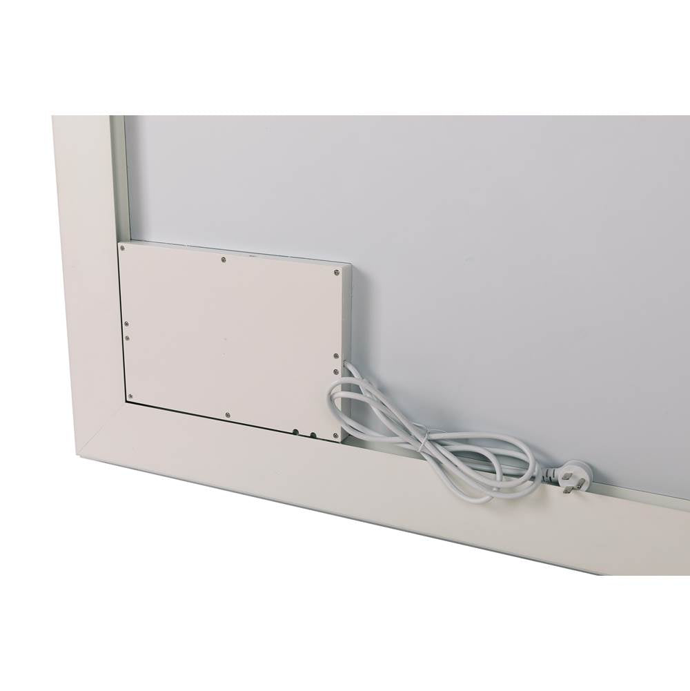 Craftmade MIR3610SQ-W3C White Dwight 36'' X 36'' Sqaure Front/back Lit Led Mirror, Dimmer, 3000-5000k, In White Image 3