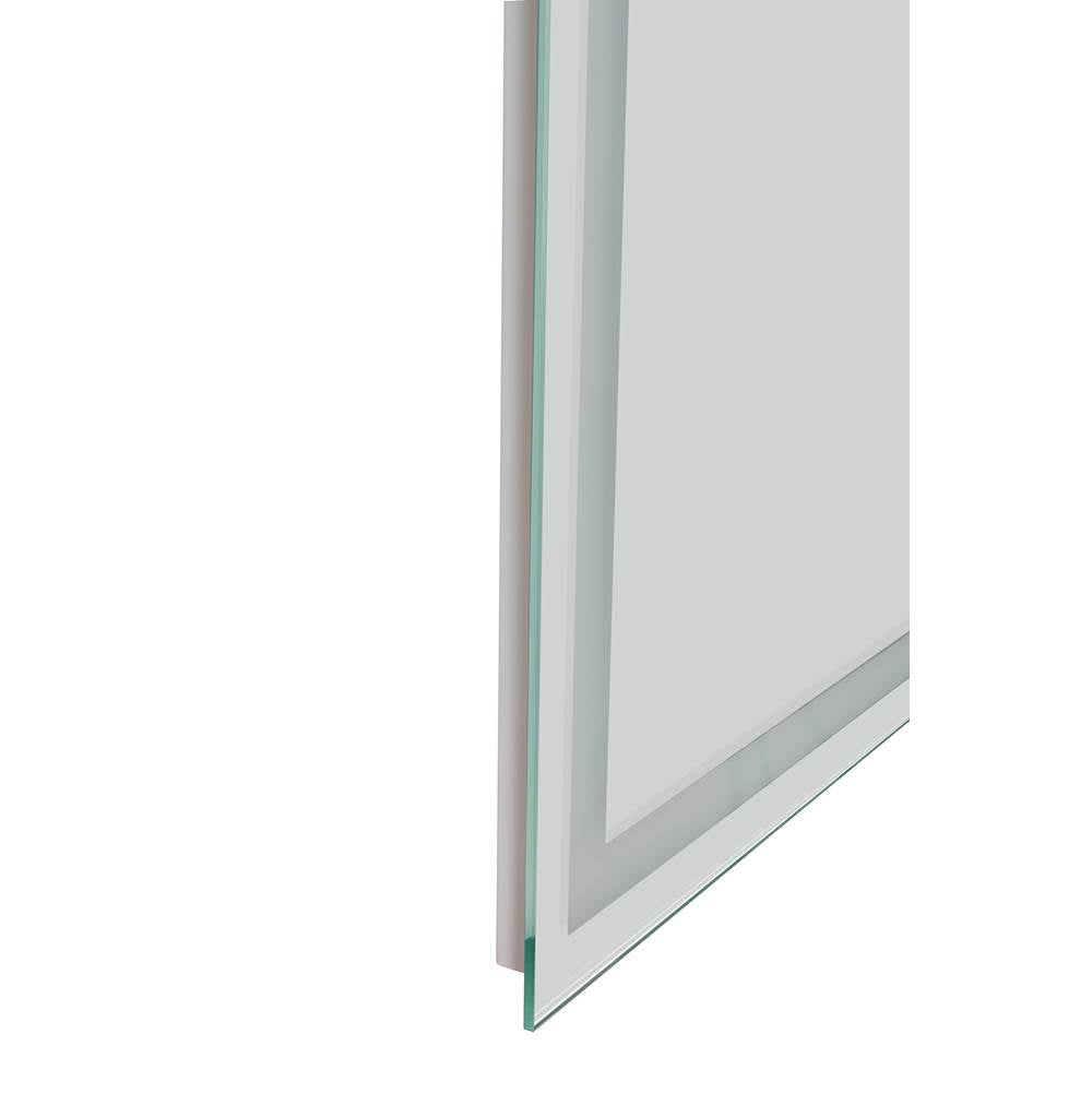 Craftmade MIR3610SQ-W3C White Dwight 36'' X 36'' Sqaure Front/back Lit Led Mirror, Dimmer, 3000-5000k, In White Image 2