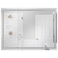 Craftmade Cristine 48'' X 36'' Rectangle Front/back Lit Led Mirror, Dimmer, 3000-5000k, In White