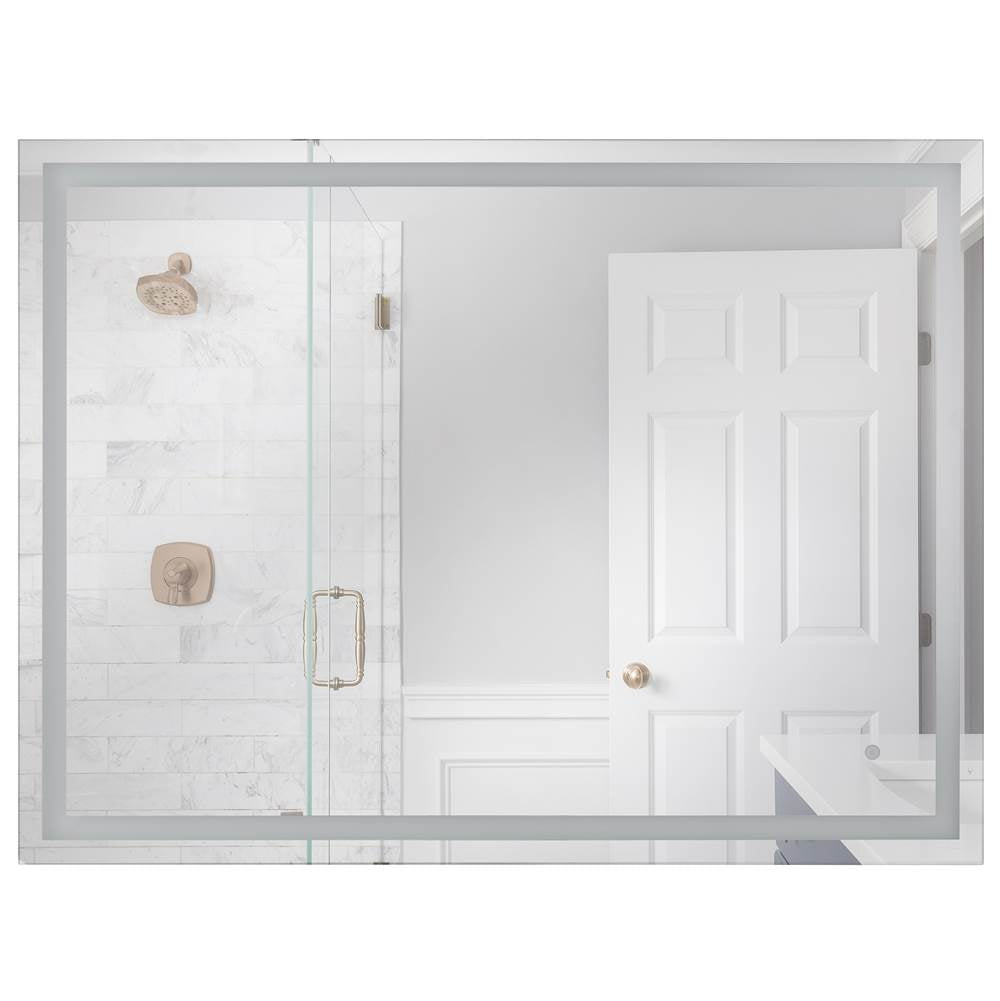 Craftmade Cristine 48'' X 36'' Rectangle Front/back Lit Led Mirror, Dimmer, 3000-5000k, In White
