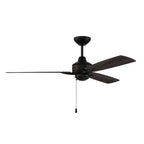 Craftmade Moto 52'' 3-blade Ceiling Fan In Brushed Polished Nickel W/ Brushed Nickel/driftwood Blades; Light Kit Optional (not Included)