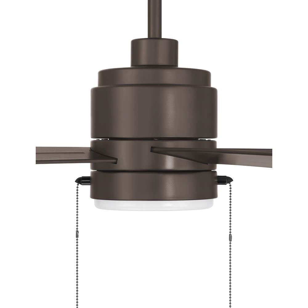 Craftmade OMCY52CBZ4-PC Classic Bronze Outdoor Mccoy 52'' 4-blade Indoor/outdoor (wet) Ceiling Fan W/ Pull Chain In Classic Bronze W/ Classic Bronze Blades; Light Kit Included (optional) Image 9