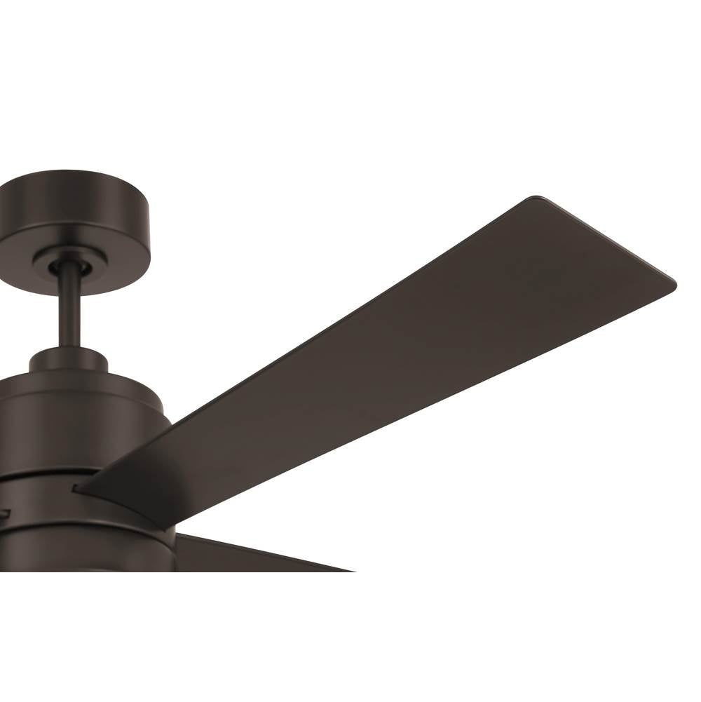 Craftmade OMCY52CBZ4-PC Classic Bronze Outdoor Mccoy 52'' 4-blade Indoor/outdoor (wet) Ceiling Fan W/ Pull Chain In Classic Bronze W/ Classic Bronze Blades; Light Kit Included (optional) Image 2