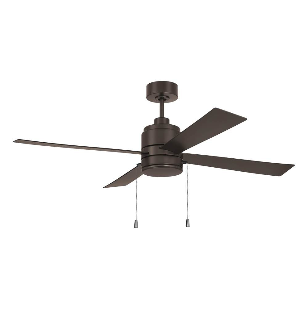 Craftmade OMCY52CBZ4-PC Classic Bronze Outdoor Mccoy 52'' 4-blade Indoor/outdoor (wet) Ceiling Fan W/ Pull Chain In Classic Bronze W/ Classic Bronze Blades; Light Kit Included (optional) Image 5