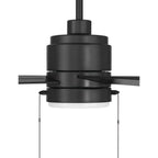 Craftmade OMCY52FB4-PC Flat Black Outdoor Mccoy 52'' 4-blade Indoor/outdoor (wet) Ceiling Fan W/ Pull Chain In Flat Black W/ Flat Black Blades; Light Kit Included (optional) Image 9