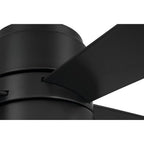 Craftmade OMCY52FB4-PC Flat Black Outdoor Mccoy 52'' 4-blade Indoor/outdoor (wet) Ceiling Fan W/ Pull Chain In Flat Black W/ Flat Black Blades; Light Kit Included (optional) Image 3
