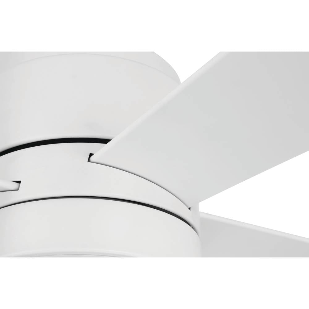 Craftmade OMCY52W4-PC White Outdoor Mccoy 52'' 4-blade Indoor/outdoor (wet) Ceiling Fan W/ Pull Chain In White W/ White Blades; Light Kit Included (optional) Image 8