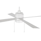 Craftmade OMCY52W4-PC White Outdoor Mccoy 52'' 4-blade Indoor/outdoor (wet) Ceiling Fan W/ Pull Chain In White W/ White Blades; Light Kit Included (optional) Image 3
