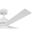 Craftmade OMCY52W4-PC White Outdoor Mccoy 52'' 4-blade Indoor/outdoor (wet) Ceiling Fan W/ Pull Chain In White W/ White Blades; Light Kit Included (optional) Image 2
