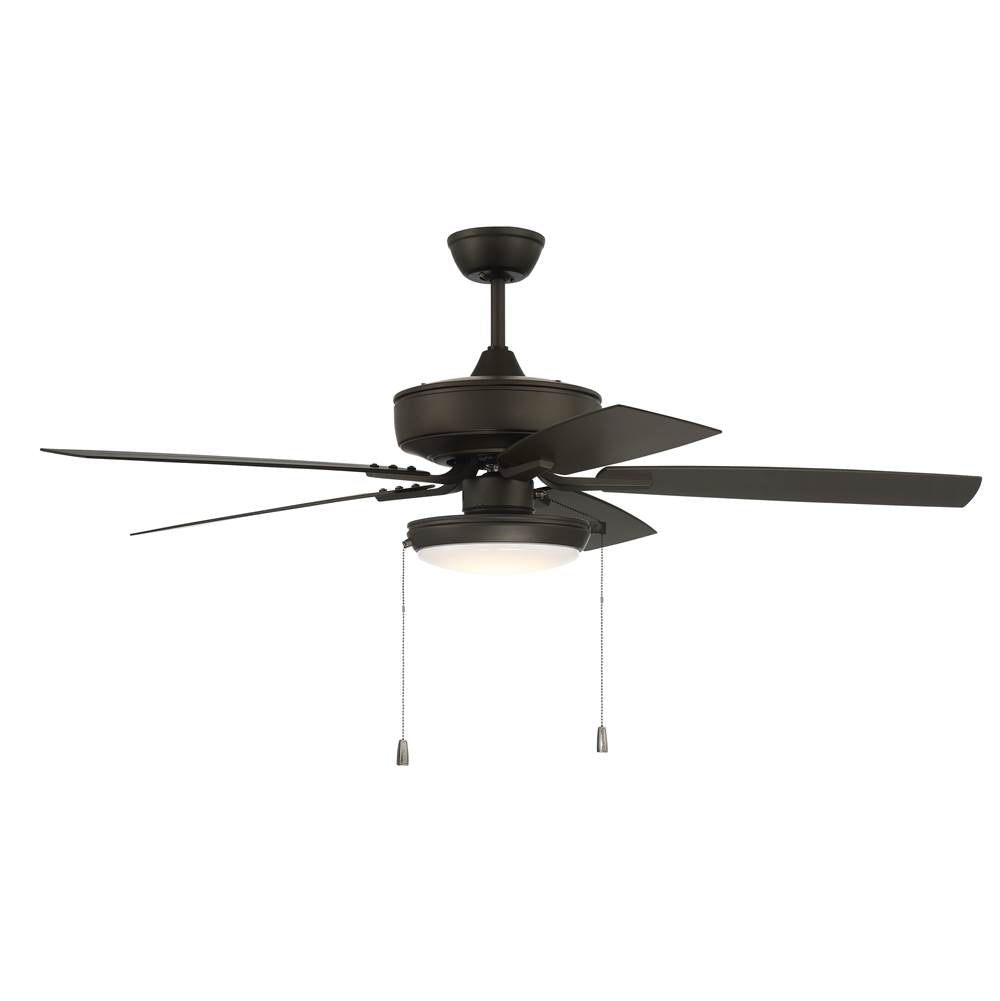 Craftmade Pro Plus Outdoor Pro Plus 119 52'' 5-blade Indoor/outdoor (wet) Ceiling Fan In Espresso W/ Matte Espresso Blades; Light Kit Included (optional)