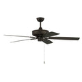Craftmade Pro Plus Outdoor Pro Plus 52'' 5-blade Indoor/outdoor (wet) Ceiling Fan In Espresso W/ Matte Espresso Blades; Light Kit Optional (not Included)