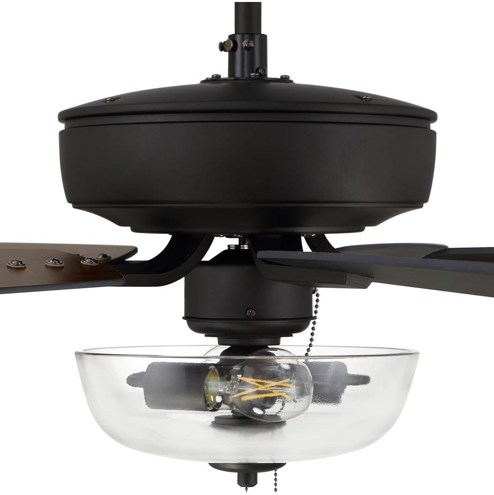 Craftmade P101ESP5-52ESPWLN Espresso Pro Plus 101 52'' 5-blade Ceiling Fan In Espresso W/ Espresso/walnut Blades; Light Kit Included (optional) Image 5