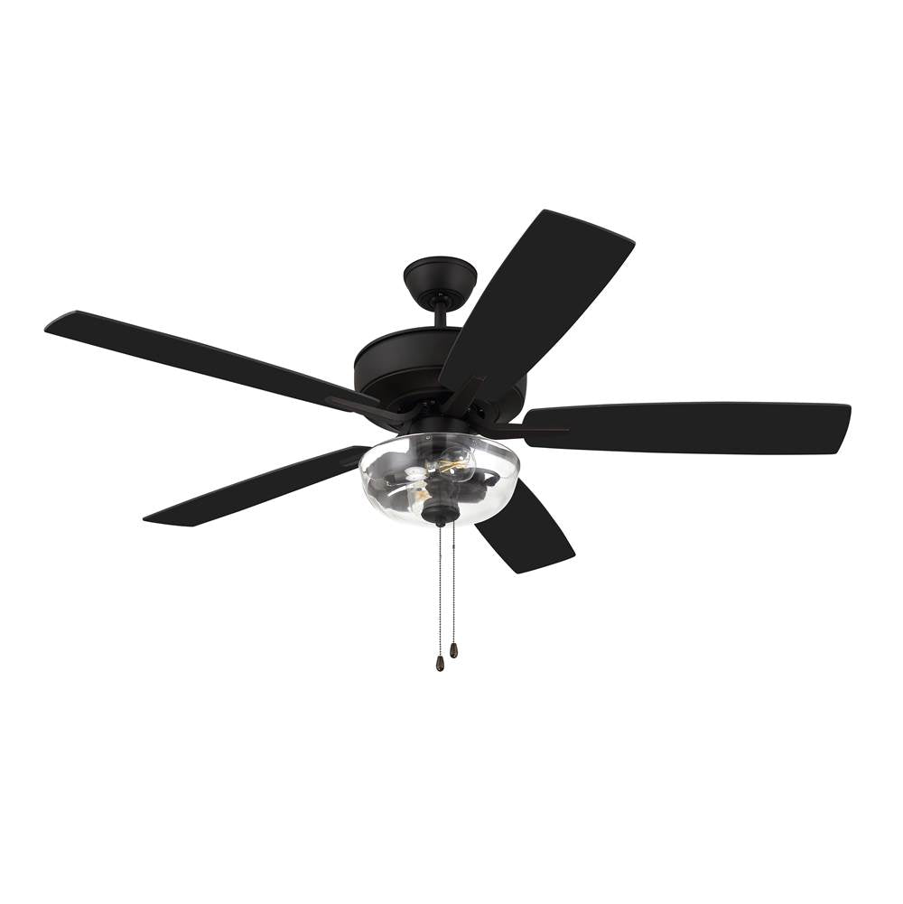 Craftmade P101ESP5-52ESPWLN Espresso Pro Plus 101 52'' 5-blade Ceiling Fan In Espresso W/ Espresso/walnut Blades; Light Kit Included (optional) Image 4