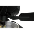 Craftmade P101FB5-52FBGW Flat Black Pro Plus 101 52'' 5-blade Ceiling Fan In Flat Black W/ Flat Black/grey Wood Blades; Light Kit Included (optional) Image 6