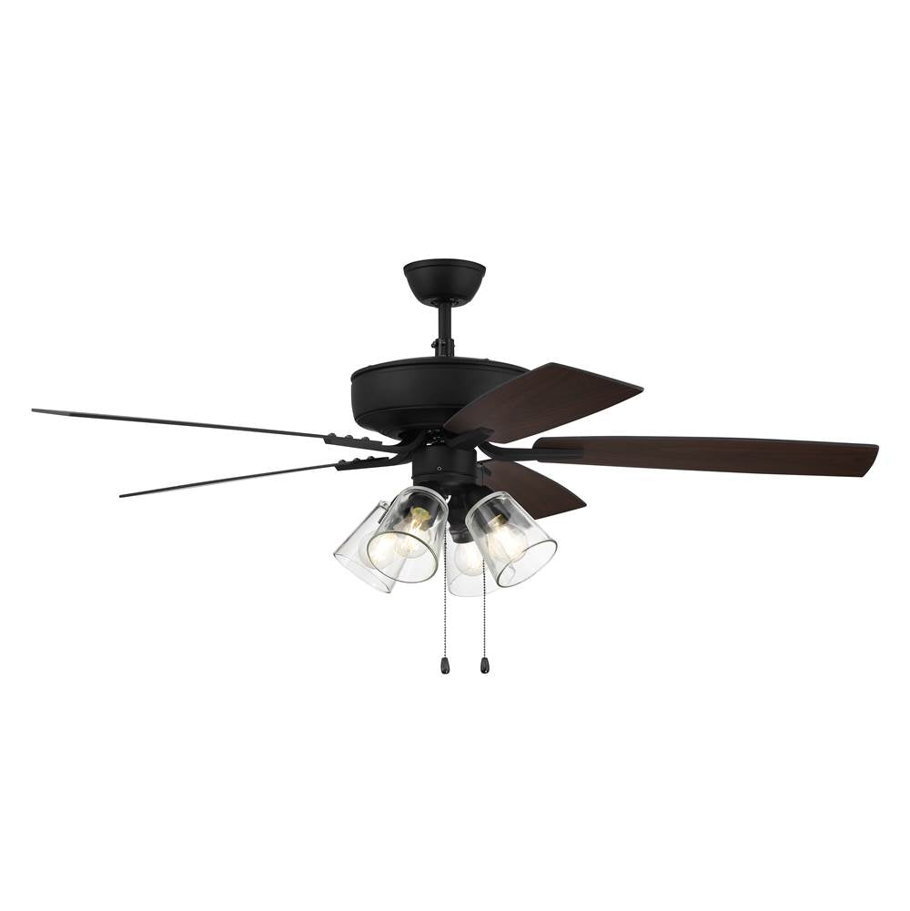 Craftmade P104ESP5-52ESPWLN Espresso Pro Plus 104 52'' 5-blade Ceiling Fan In Espresso W/ Espresso/walnut Blades; Integrated Light Kit Image 7