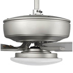 Craftmade P112BN5-52BNGW Brushed Nickel Pro Plus 112 52'' 5-blade Ceiling Fan In Brushed Nickel W/ Brushed Nickel/greywood Blades; Integrated Light Kit Image 6