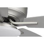 Craftmade P112BN5-52BNGW Brushed Nickel Pro Plus 112 52'' 5-blade Ceiling Fan In Brushed Nickel W/ Brushed Nickel/greywood Blades; Integrated Light Kit Image 5