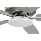 Craftmade P112BN5-52BNGW Brushed Nickel Pro Plus 112 52'' 5-blade Ceiling Fan In Brushed Nickel W/ Brushed Nickel/greywood Blades; Integrated Light Kit Image 2