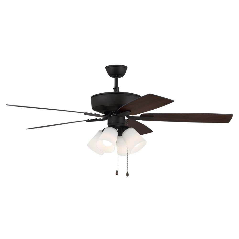 Craftmade P114ESP5-52ESPWLN Espresso Pro Plus 114 52'' 5-blade Ceiling Fan In Espresso W/ Espresso/walnut Blades; Integrated Light Kit Image 7
