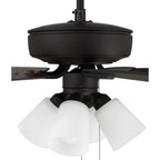 Craftmade P114ESP5-52ESPWLN Espresso Pro Plus 114 52'' 5-blade Ceiling Fan In Espresso W/ Espresso/walnut Blades; Integrated Light Kit Image 6