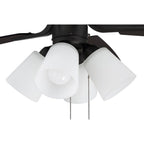 Craftmade P114ESP5-52ESPWLN Espresso Pro Plus 114 52'' 5-blade Ceiling Fan In Espresso W/ Espresso/walnut Blades; Integrated Light Kit Image 2